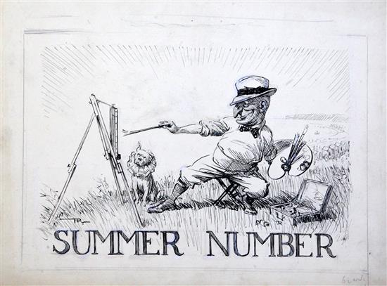 Frank Reynolds (1876-1953) Summer Number and The Old Firm 10.5 x 15in., unframed